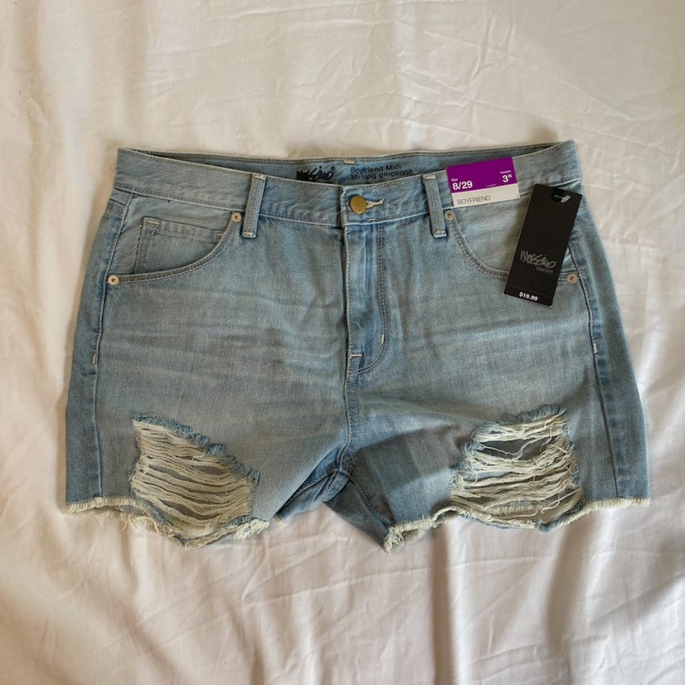 Mossiuo Blue Jean Shorts